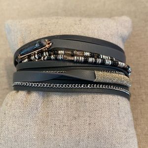 Stella & Dot yves gray bracelet